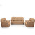Earthwood -  Ivy Sofa Set 3+1+1 Super Premium Leatherite - Sand