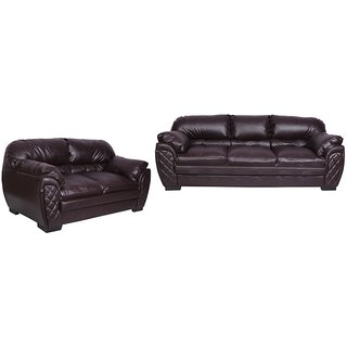Earthwood -Brayden 5 Seater Leatherite Sofa Set (3+2)