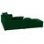 Earthwood -  Charles  L Shape  Sofa Set with Lounger in green