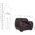 Earthwood -Brayden 5 Seater Leatherite Sofa Set (3+1+1)