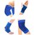 Fitness Combo Ankle/ Knee / Elbow / Palm Support Pairs for GYM Exercise Grip - Blue