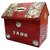 Woodykart Hut Shape Wooden Coin / Money / Piggy Bank Saving Box - (Gift for Kids  Boys/Girls  Toy  Red)
