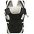 JOHN RICHARD Adjustable Hands-Free 4-in-1 Baby Carry Bag with Comfortable Head Support  Buckle Straps (Black)