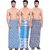 Pack of 3 pieces pure cotton South Indian Lungi offer