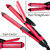 2in1 Slik Smooth Care Professional Ceramic Travel Hair Straightener Flat Iron Anti-Static Curling Iron Rod Roller 35W