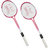 Roxon phantom badminton racquet pack of 1 pair (Assorted Color)