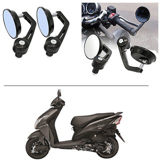 Buy Autostark 7 8 22cm Motorcycle Rear View Mirrors Handlebar Bar End Mirrors Honda Dio Online 819 From Shopclues
