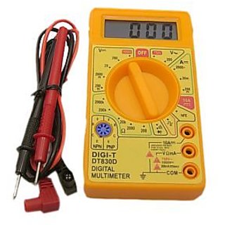 Buy EC Meter Digital Multi-meter Voltage Amp Current Resistance Meter ...