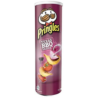 Pringles Potato Chips Texas BBQ Sauce, 165g
