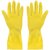 2 Pairs Rubber Hand Gloves - Reusable - Used for Washing, Cleaning, Kitchen, Garden (Medium) - Assorted Colors