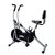 Body Gym Dual Functional Air Bike With Digital Meter With Back Support