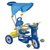 Oh Baby, Baby Helicopter Bike Musical With Tubeless Tyre 2 In 1 Function BLUE Color Tricycle For Your Kids SE-TC-130