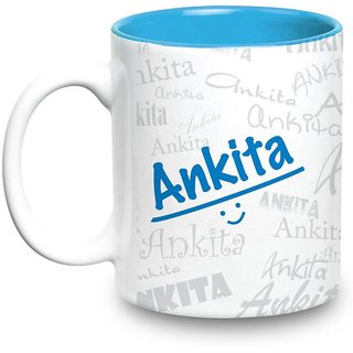 Buy Ankita Name Gift Ceramic Inside Blue Mug Gifts For Birthday Online 329 From Shopclues Stylish fb names are much loved by teenagers. ankita name gift ceramic inside blue mug gifts for birthday