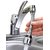 Turbo Flex 360 Instant Hands Free Faucet Sprayer Extension with Jet Stream and Spray Setting - Silver