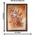 3d colourful krishna radha bansee silver wall painting( size 09*12)