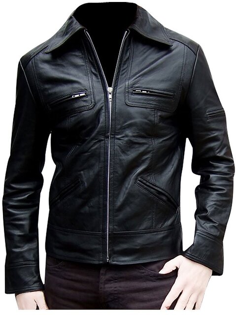 Full Sleeves Pure Leather Mens Jacket Age Group: All at Best Price in  Ludhiana | Super Knit