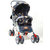 DealBindaas Pram Stroller Foldable Assorted Colour