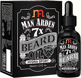 Man Arden 7X Beard Oil 30ml (Hydra Sport) - 7 Premium Oils Blend For Beard Growth and Nourishment
