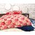 BRiDA 3D FLORAL PRINTED POLYCOTTON DOUBLE BEDSHEET WITH TWO PILLOW COVER (BI02)