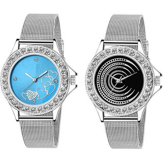 Meia NEW FANCY AND SOLID COMBO WATCH FOR WOMEN AND GIRL WITH 6 MONTH WARRNTY