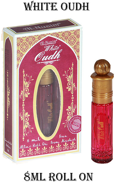 Buy 16ml 8ml x 2 Al Nuaim White Oudh Attar 100 Original 100