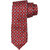 69th Avenue Men's Satin Printed Red Necktie
