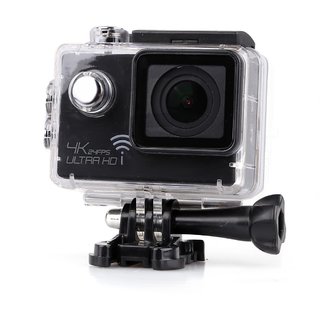Magideal 4K Ultra HD 1080P 12MP WIFI Sports DV Action Waterproof Camera Black