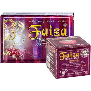 Faiza Combo Whitening Soap With Beauty Cream 120g