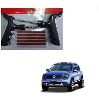 Auto Addict Car Tool Safety With 5 Strip Tubeless Tyre Puncture Repair Kit For Volkswagen Tiguan