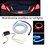 Auto Addict LED Dicky Light Ice Blue & Red DRL Brake with Side Turn Signal & Parking Indication Dicky, Trunk, Boot Strip Light For Toyota Prius