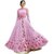 Vkaran Pink Georgette Embroidered Gown