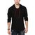 aarmy fit black mens t-shirt with hooded