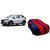 PREMIUM 4X4 MATTY RED AND BLUE Car body cover with mirror pocket for HONDA WRV