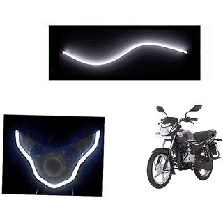 Buy Kunjzone Flexible 30cm Bike Headlight Neon LED DRL Tube WHITE For Bajaj Platina Online 225 from ShopClues