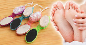 4 in 1 Pedicured Paddle Brush For Complete Foot Care