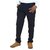 Just Trousers Blue Regular -Fit Flat Chinos