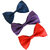 Wholesome Deal red navy blue and purple neck bow tie (Pack of three)