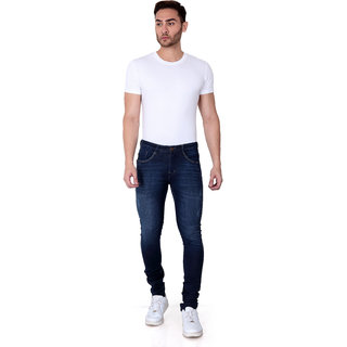 Sycamore Men Tapered Blue Jeans