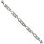 Sullery 9mm widthFigaro Link Chain Silver  Stainless Steel  Bracelet For Men And Women