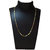 Sullery Classic Design Dual Tone Geometry Gold And Silver Stainless Steel Chain For Men And Women