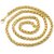 Sullery 6mm Thickness Braided Wheat Link  Rope Gold Stainless Steel Chain For Men And Women