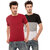 Ample Multicolor Half Sleeve Casual Mens T-shirt