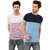 Ample Multicolor Half Sleeve Casual Men's T-Shirt
