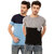 Ample Multicolor Half Sleeve Casual Men's T-Shirt