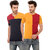 Ample Multicolor Half Sleeve Casual Men's T-Shirt