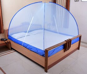 Lonik Mosquito Net double bed size - 6x6 assorted colour-foldable
