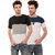 Ample Multicolor Half Sleeve Casual Men's T-Shirt