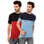 Ample Multicolor Half Sleeve Casual Men's T-Shirt