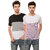 Ample Multicolor Half Sleeve Casual Men's T-Shirt