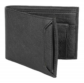 Fill Cryppie Black Men's  Causal Artificial Leather Wallet (FC-MW-009)